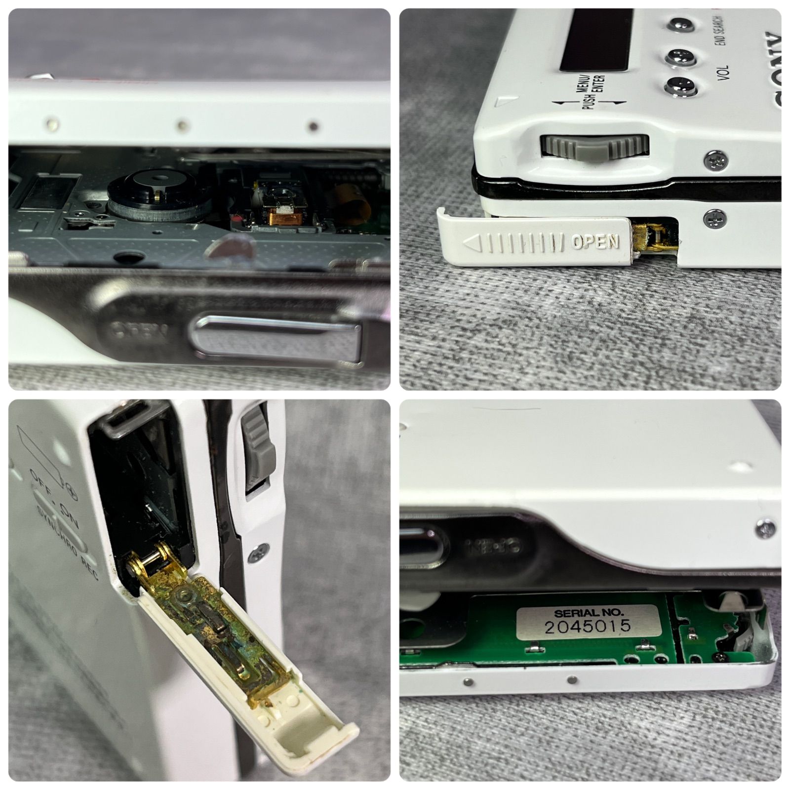 動作品 現状品 SONY ソニー MZ-R900 MDウォークマン ポータブルMD