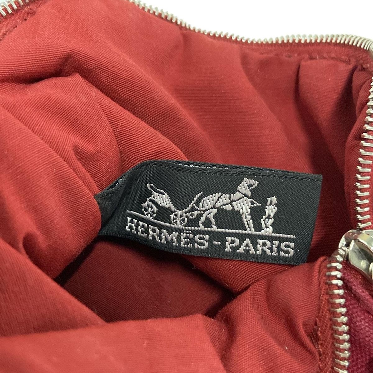 HERMES(エルメス) ポーチ美品 ボリードポーチ15 ピンク×ブラウン 