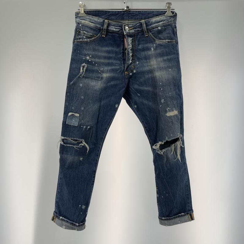 パンツ 【】DSQUARED2 ダメージデニムパンツ サイズ46 71LB029030309 