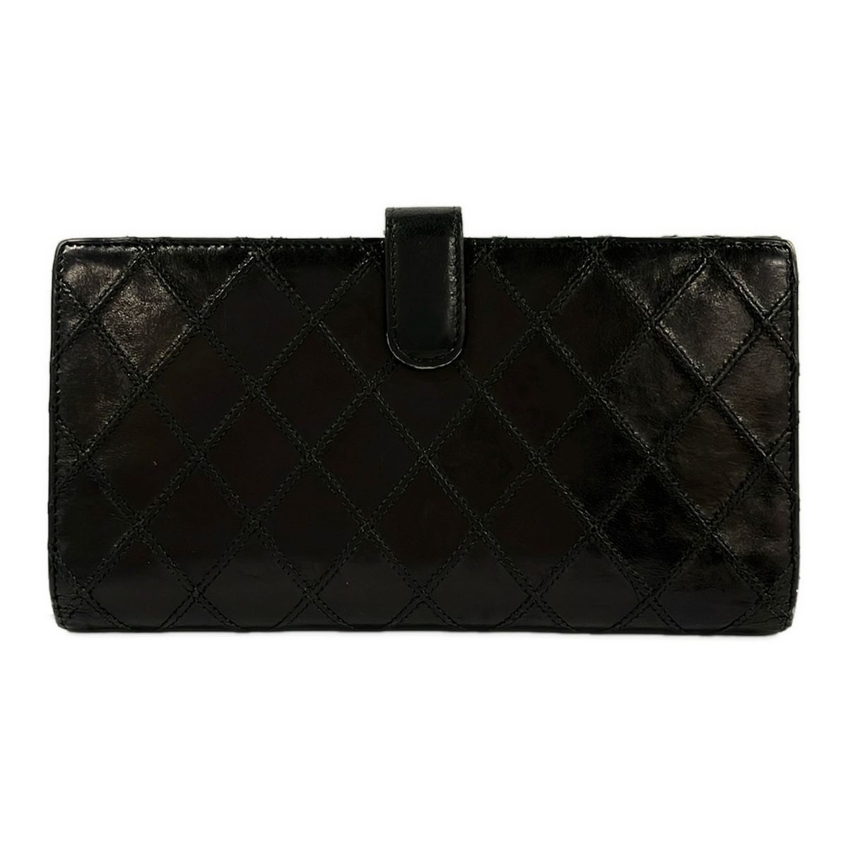財布CHANEL CHANEL シャネル ビコローレ 長財布 ガマ口【EBAE0069 