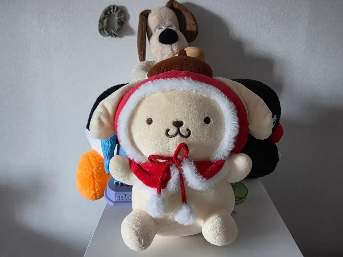 サンリオ ポムポムプリン クリスマス サンタ ぬいぐるみ
