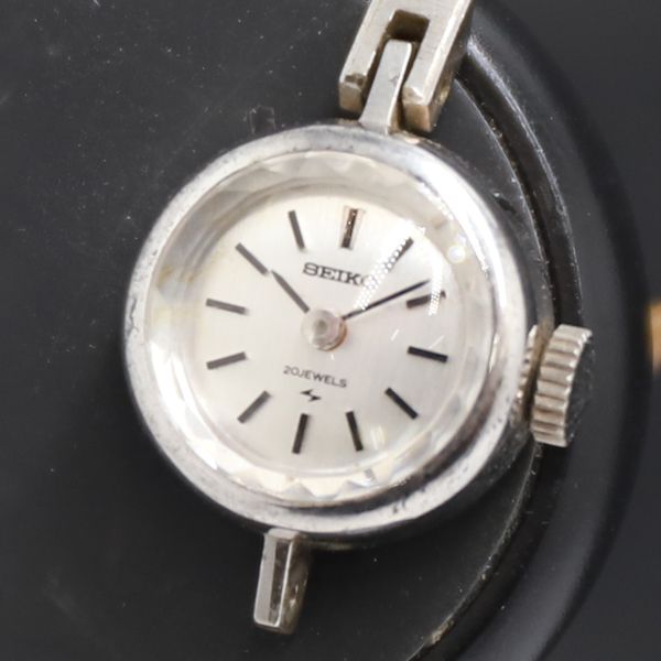 Handwound Seiko 20 Stones 17-0190 Silver Dial Ladies Watch 2000000 NSK KRK