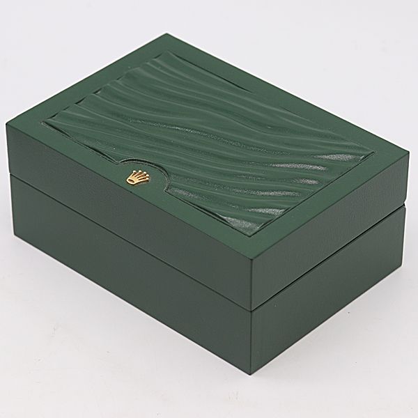 美品 ロレックス Lサイズ 39139.64 空箱 グリーンカラー メンズ