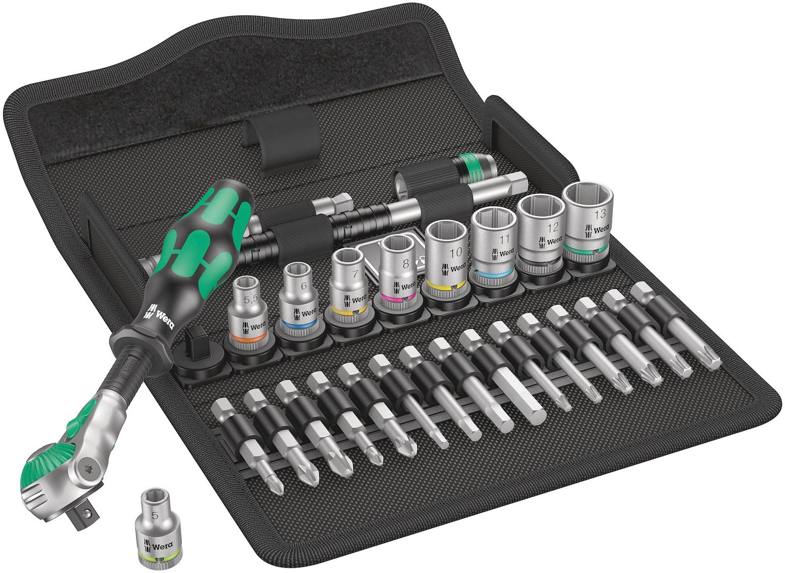 Wera(ヴェラ) 05004016001 | Zyklop 8100 SA 6 スピードラチェット1/4