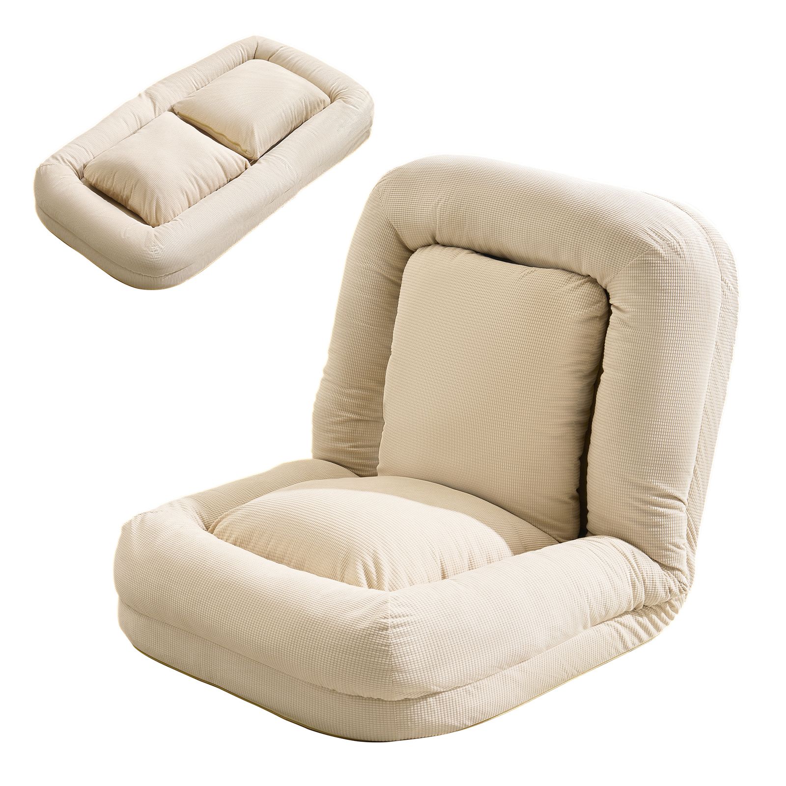 6月25日再入荷予定】ソファー ソファーベッド 座椅子 6段調整可能 3WAY 