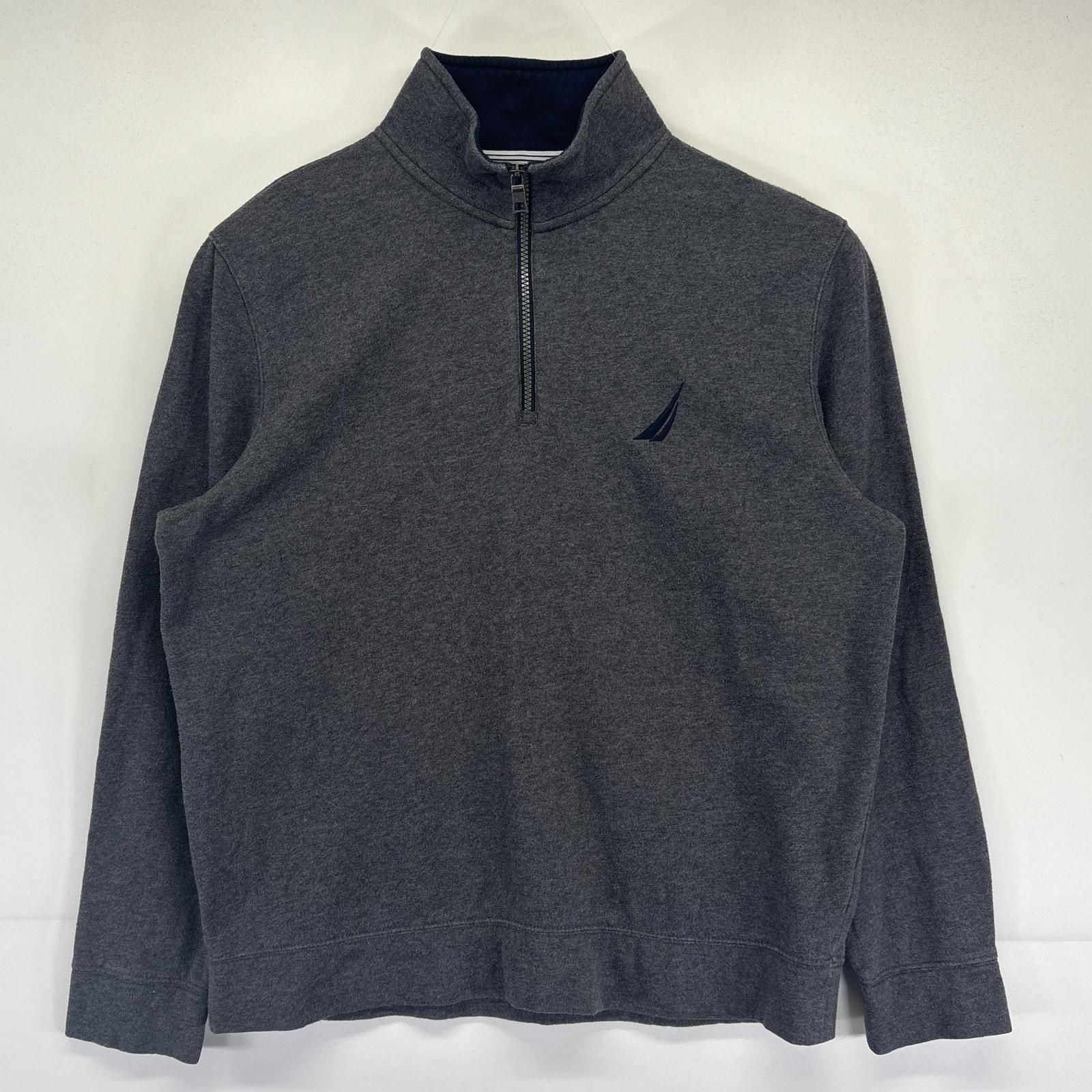 古着 ノーティカ NAUTICA スウェット ハーフジップ プルオーバー 