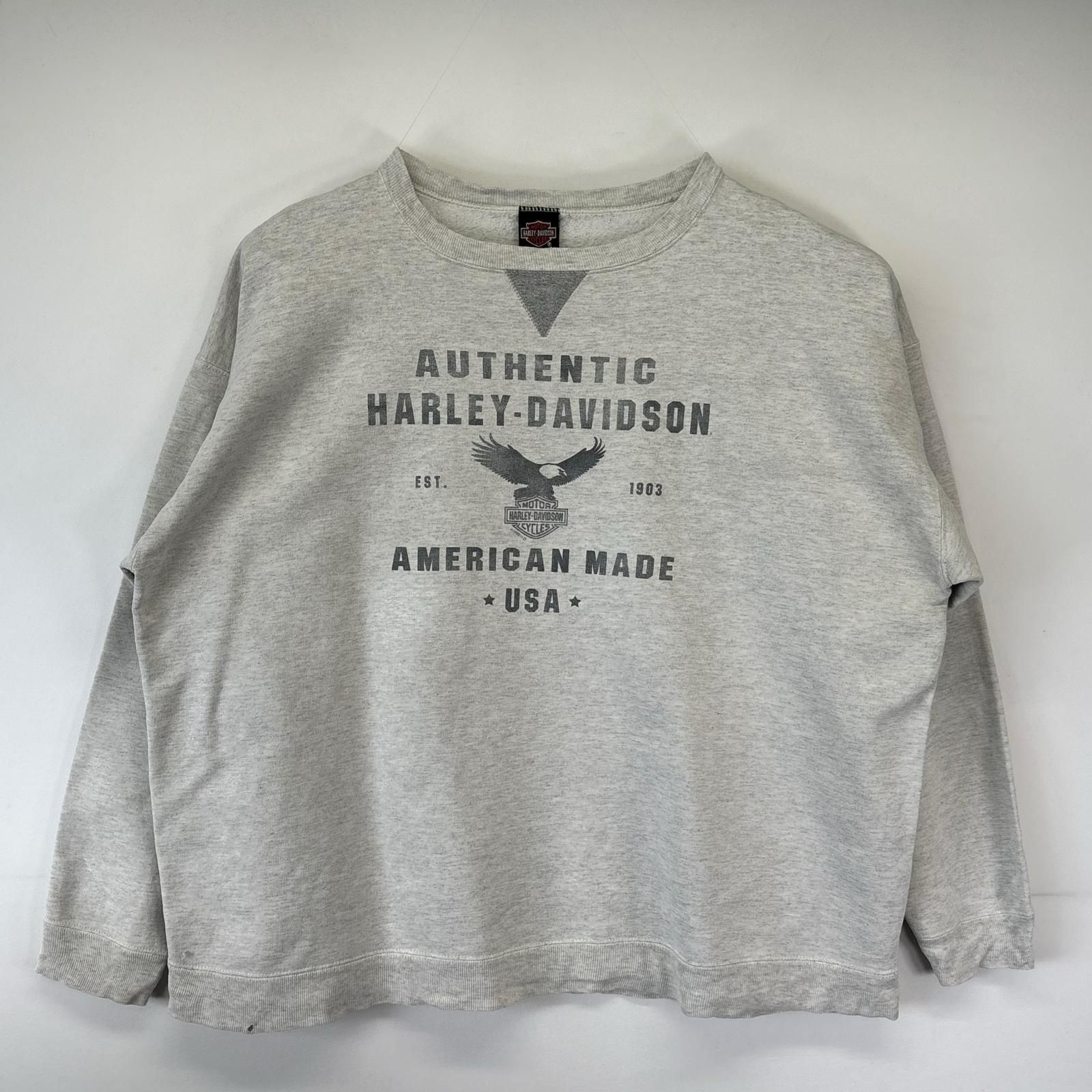 古着 ハーレーダビッドソン HARLEY DAVIDSON スウェット 大きいサイズ 