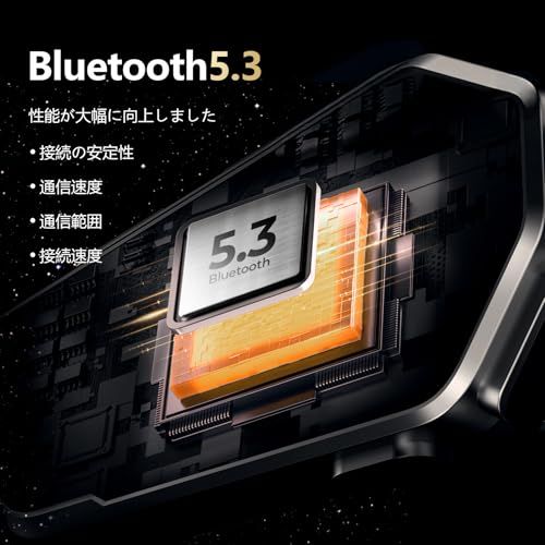 大きなボタン】 AOOYSORA バイク インカム GX10 PRO 1-10人同時通話