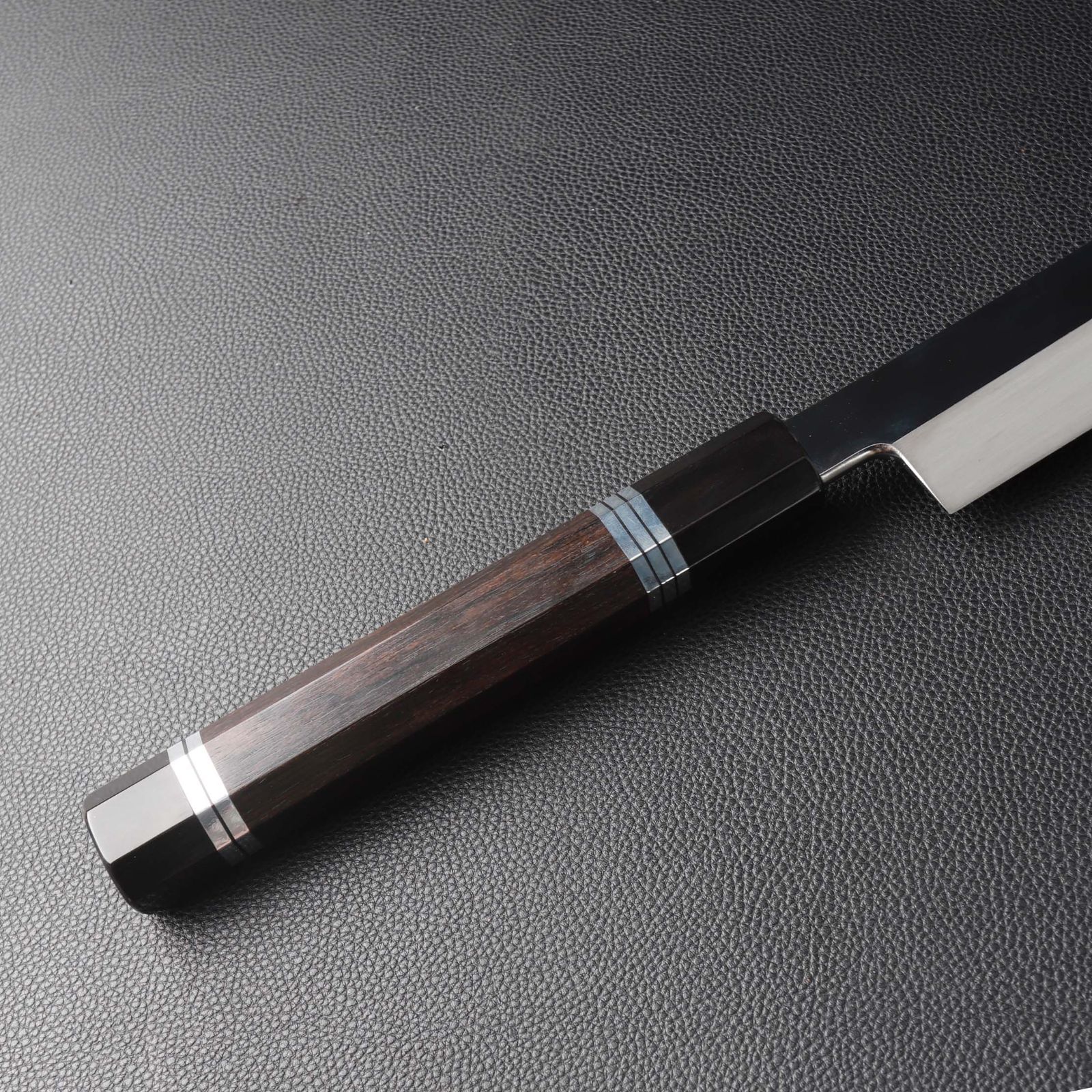鬼反り先丸包丁 刺身包丁 尺三(刃渡り390mm)通常鏡面仕上げ 本 鬼反り先丸包丁 刺身包丁 尺三(刃渡り390mm)通常鏡面仕上げ 本