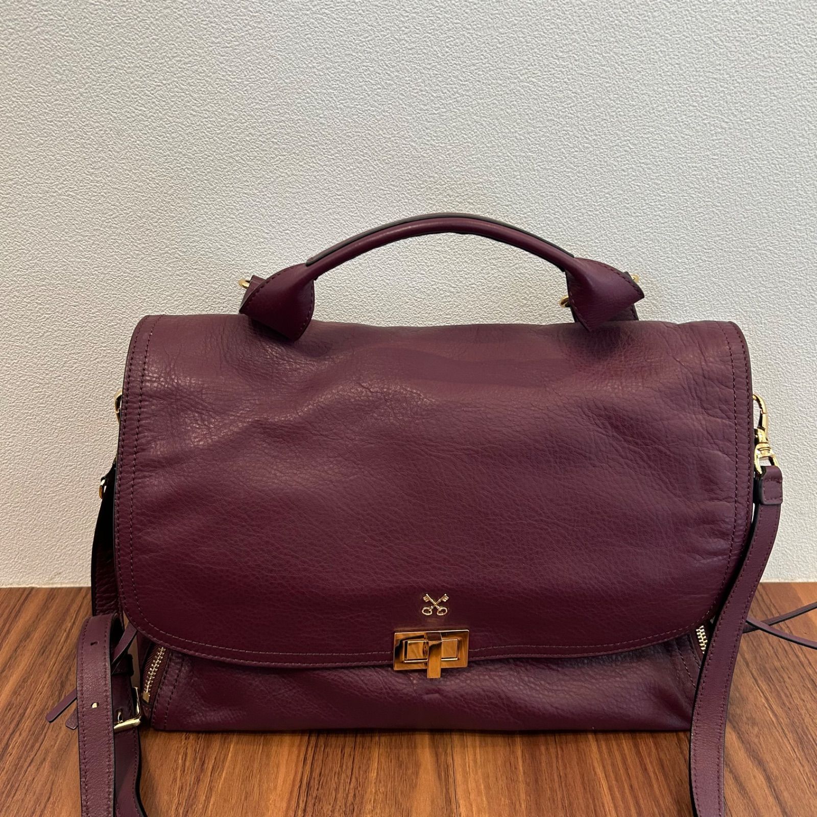 美品 SAZABY サザビー レディース 2way ショルダーバッグ トートバッグ 