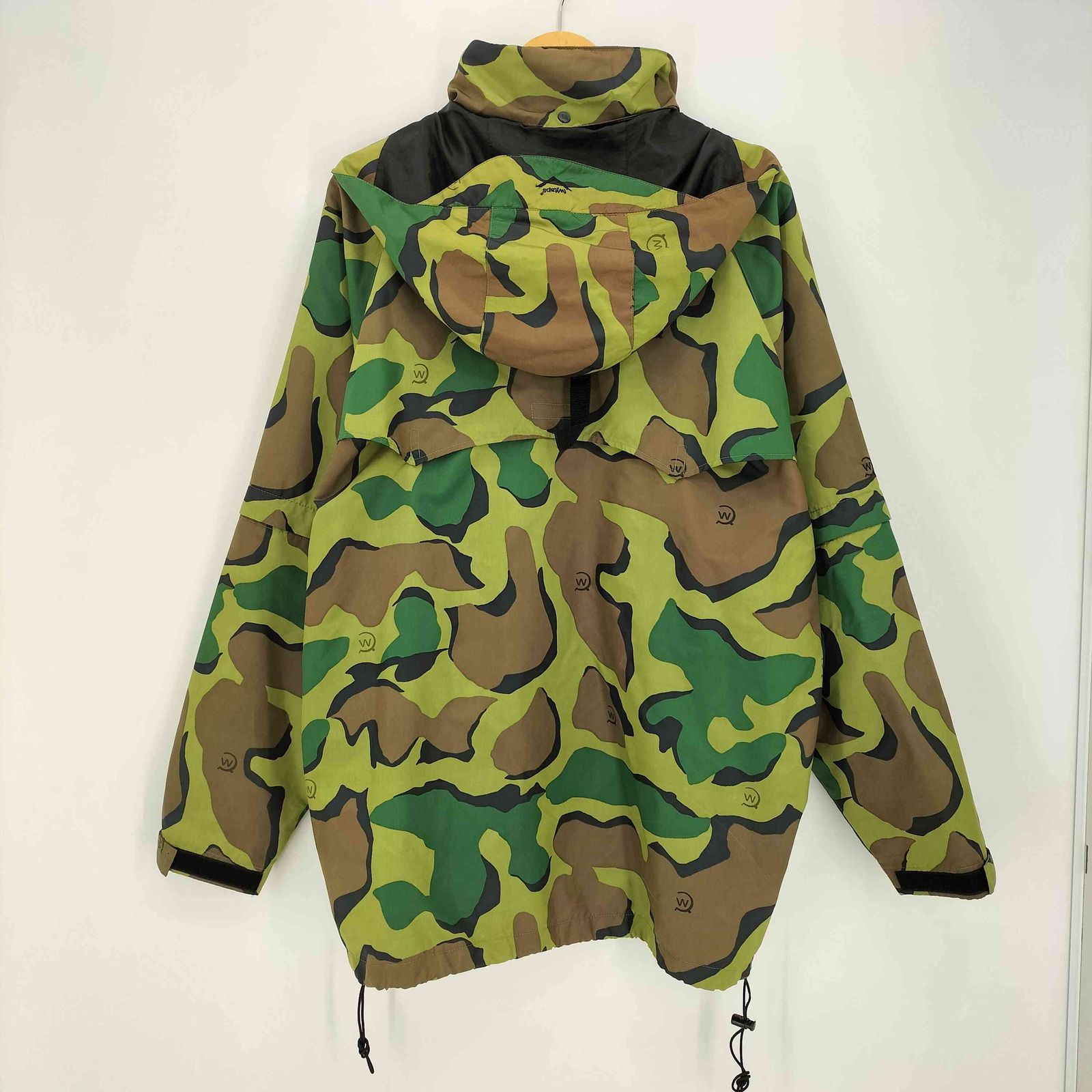 ダブルタップス WTAPS 90s カモフラ 裏地メッシュ 袖デタッチャブル 
