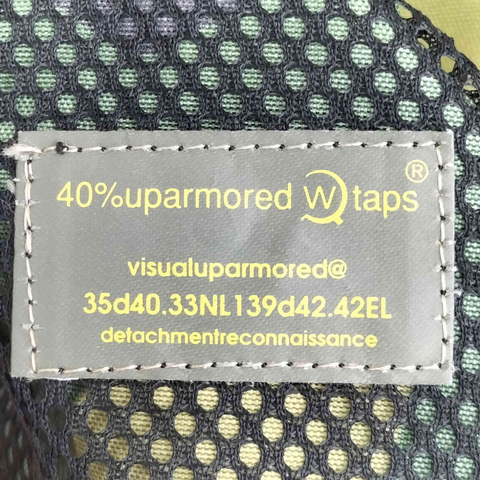 ダブルタップス WTAPS 90s カモフラ 裏地メッシュ 袖デタッチャブル