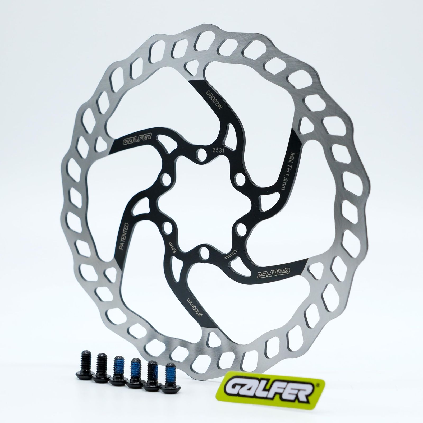 GALFERディスクブレーキ ローター 160ミリ　2枚セット　試走程度 GALFERディスクブレーキ ローター 160ミリ 2枚セット 試走程度 【公式