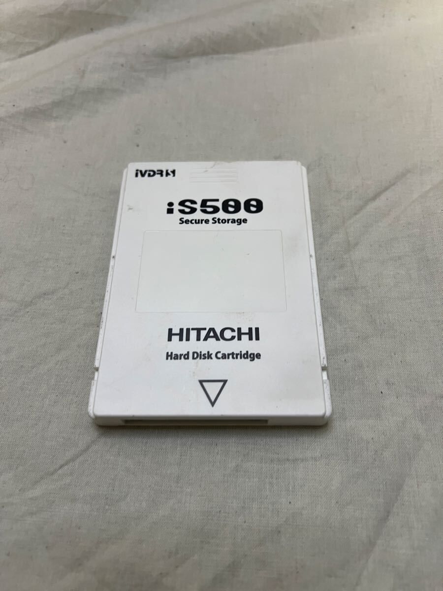 通電確認済み★HITACHI iVDR iS500 カセットハードディスク　500GB 日立 iVDR-S＠ｙ2