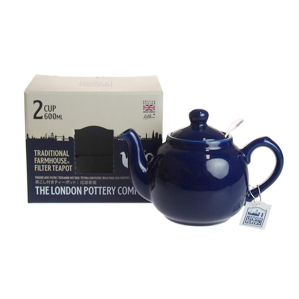 新品 LONDON POTTERY(ロンドンポタリー) ファームハウス ティーポット 2カップ用 コバルトブルー