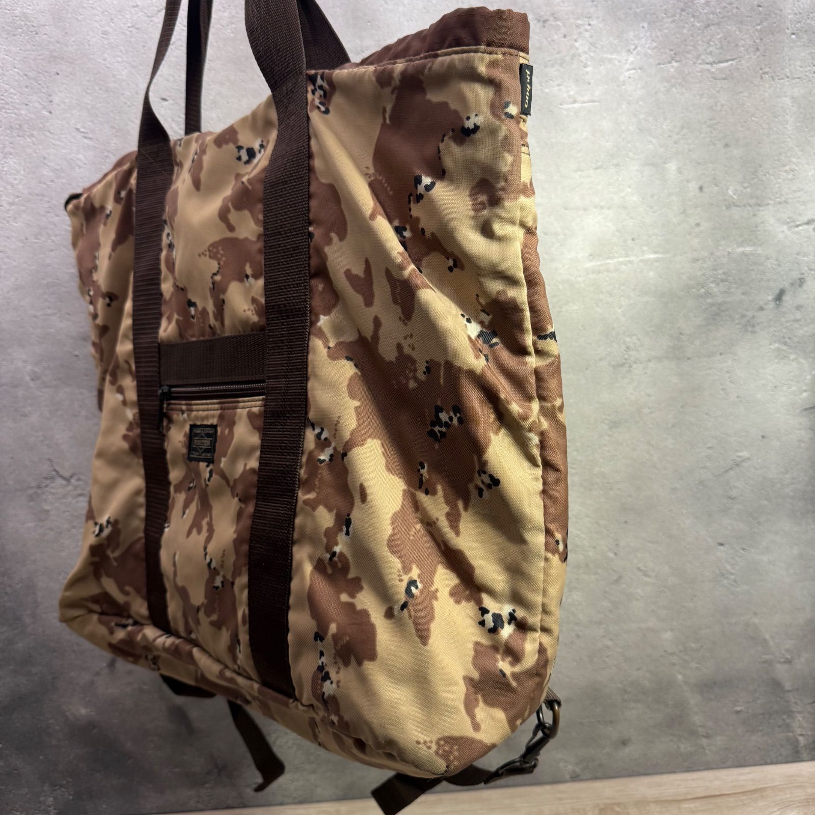 PORTER 吉田カバン 2WAY トート リュック カモフラ 迷彩 メンズ 大容量
