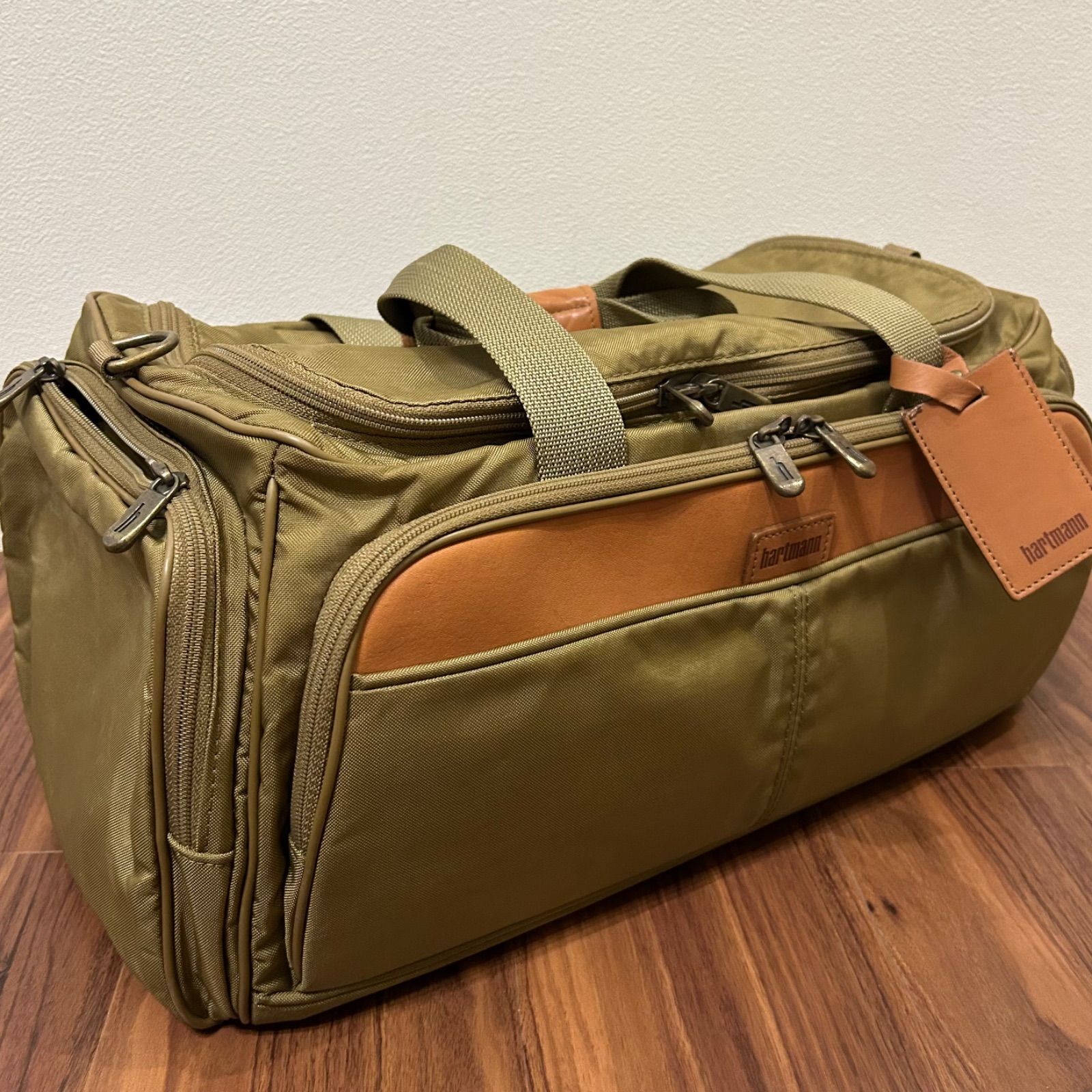 訳あり 美品 hartmann ハートマン メンズ 2way ボストンバッグ 旅行 