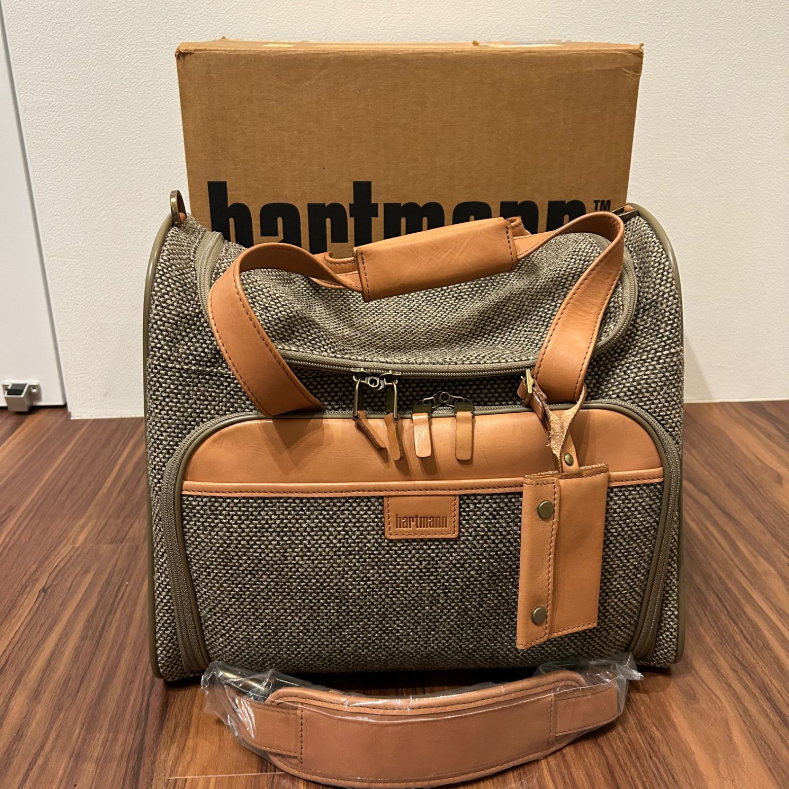 訳あり 極美品 hartmann ハートマン メンズ ボストンバッグ 旅行カバン 訳あり 極美品 hartmann ハートマン メンズ 2way ボストンバッグ 旅行