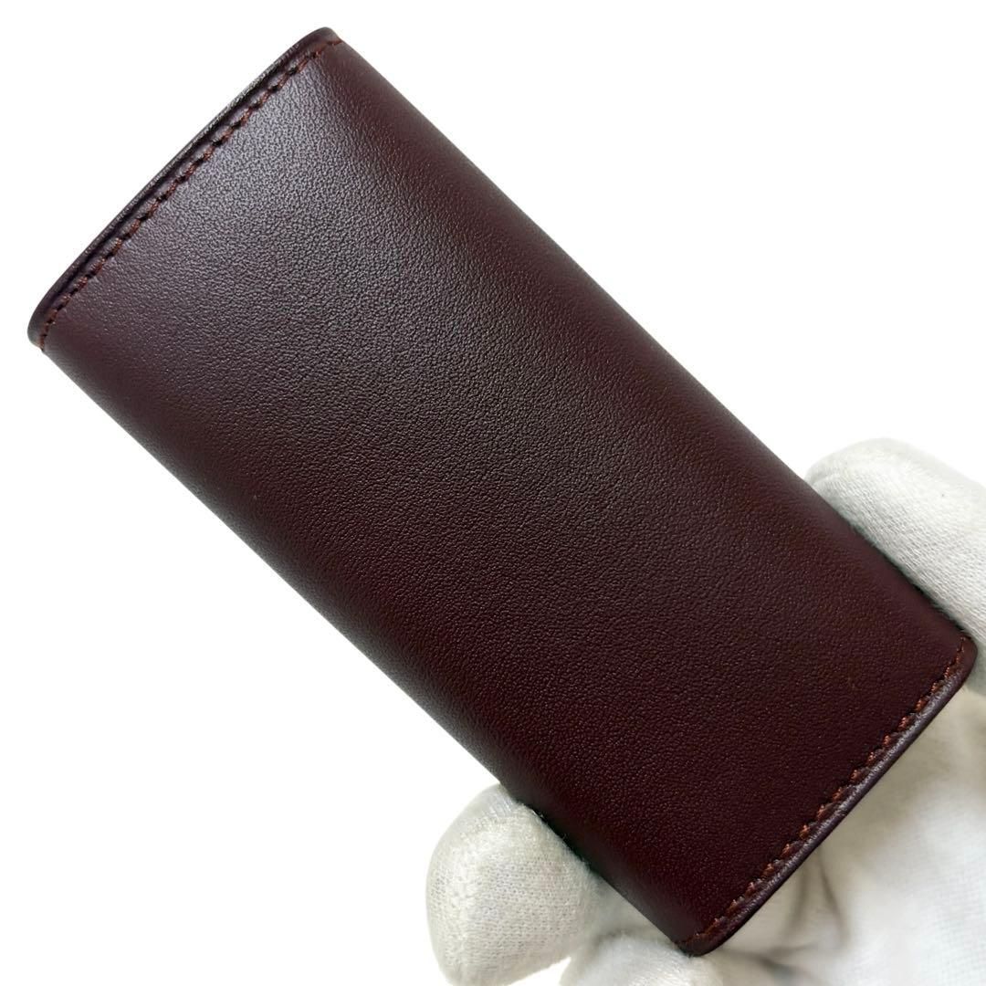 Cartier カルティエ キーケース 4連 マストライン レザー ボルドー