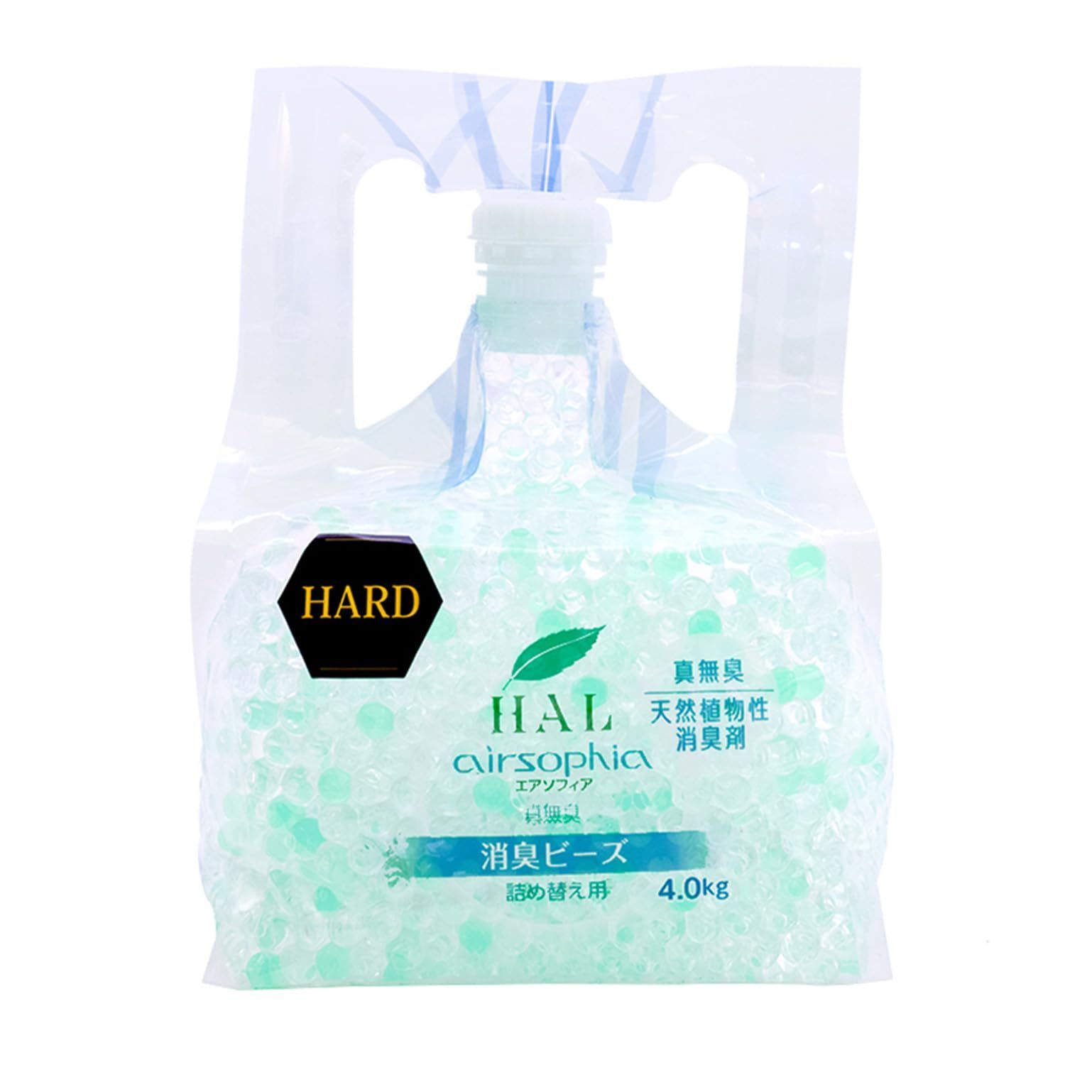 【人気商品】【大容量】ハル・インダストリ エアソフィア 消臭ビーズHARD 詰め替え用 4ｋｇ 消臭 無香料 ペット臭 介護 リビング 置き型