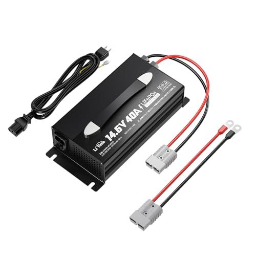 迅速に発送】LiTime 14.6V40A リン酸鉄リチウムイオンバッテリー充電器 