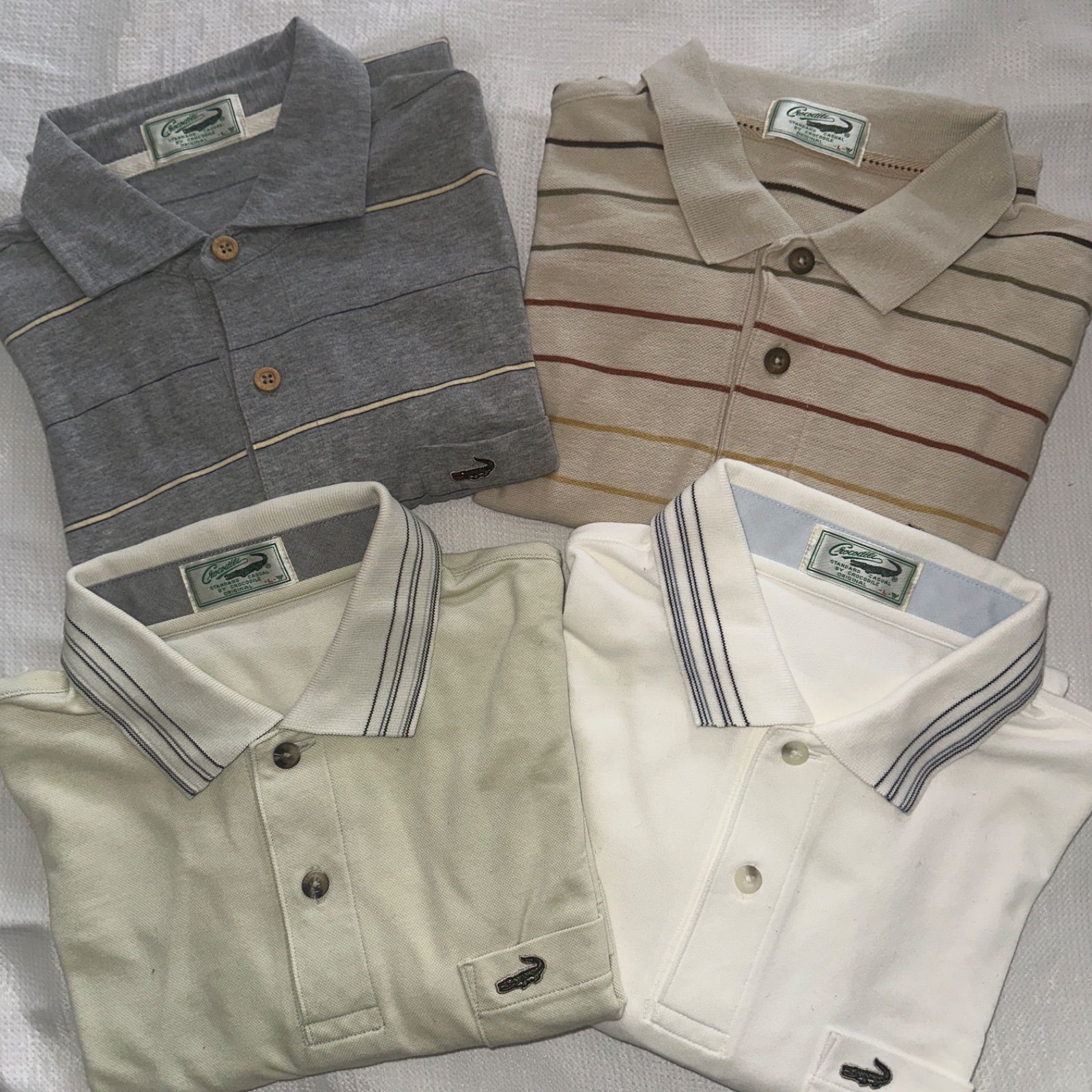 クロコダイル／メンズ トップス ポロシャツ おまとめ4点セット - メルカリ