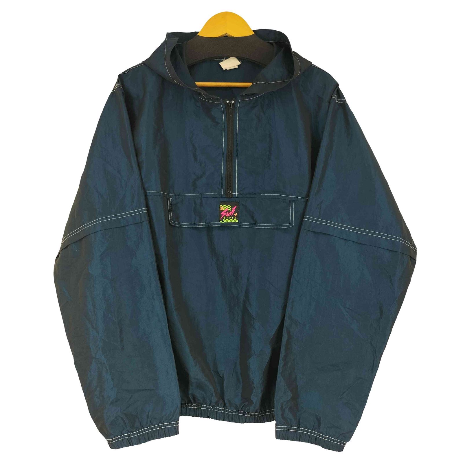 ユーズドフルギ USED古着 80S MADE IN USA フーデッド ナイロン