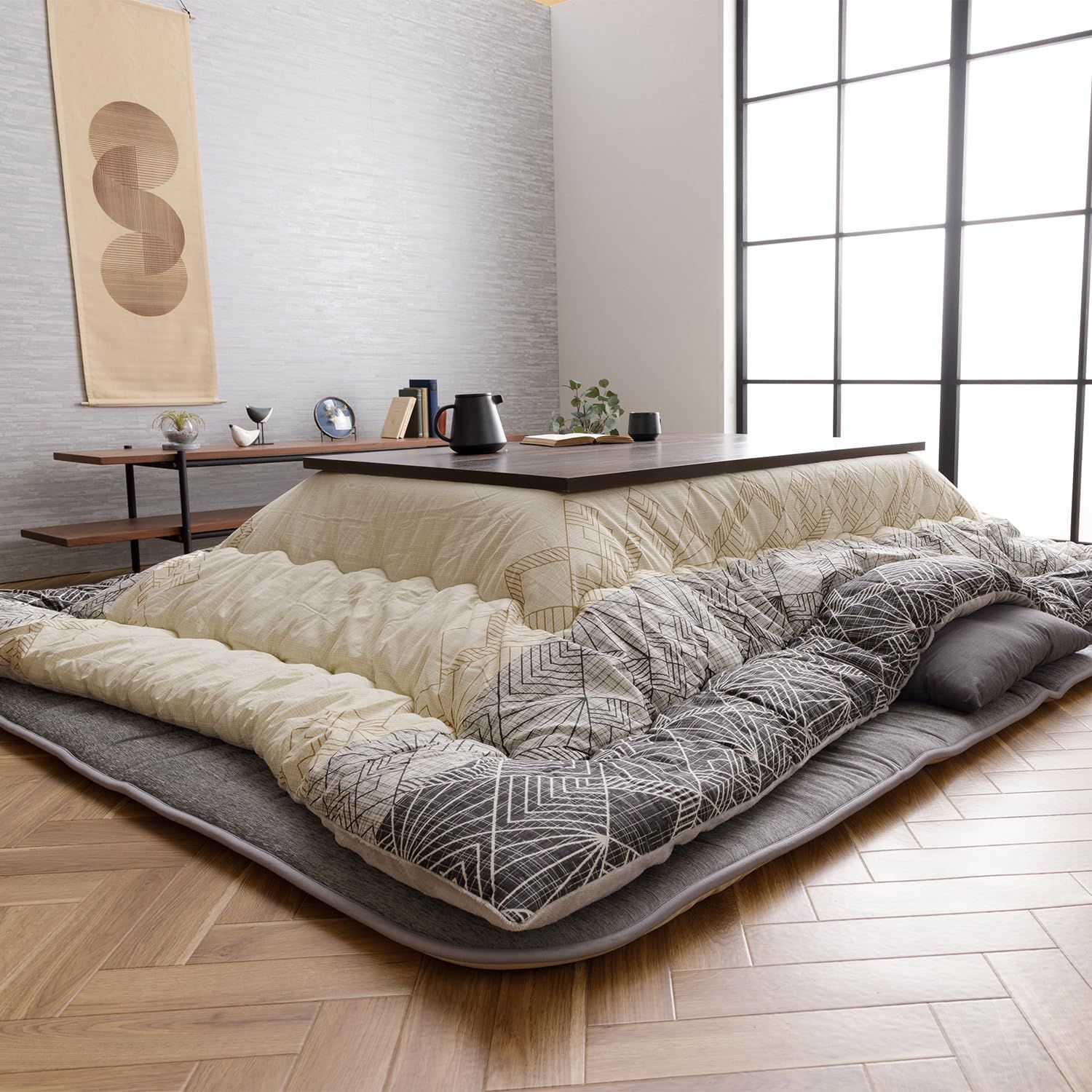 新品 イケヒコ こたつ布団 長方形 掛布団 日本製 双葉 約205×285cm 