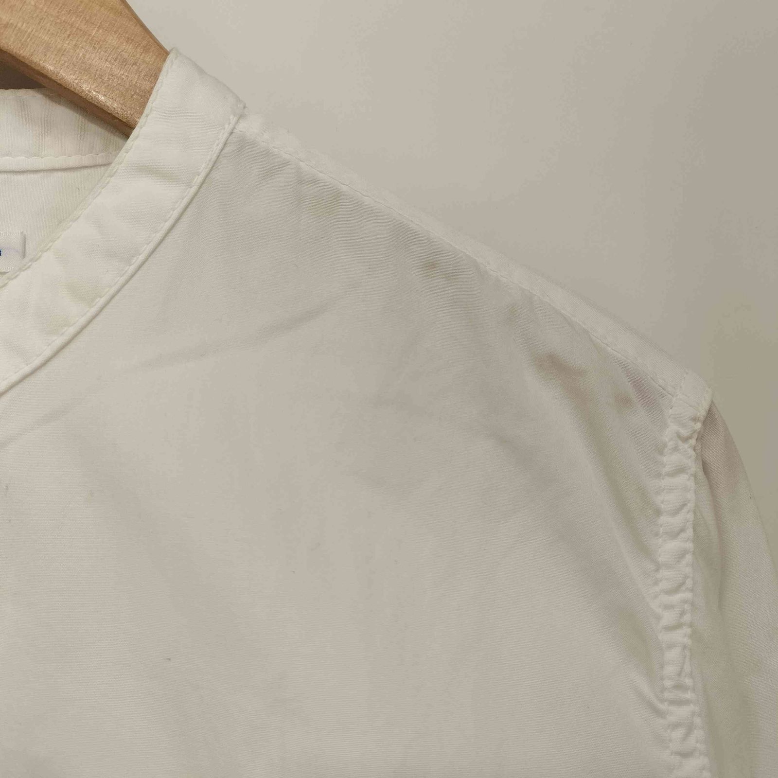 サンリミット Sans limite 2本針スタンドカラー WASHED メンズ 0