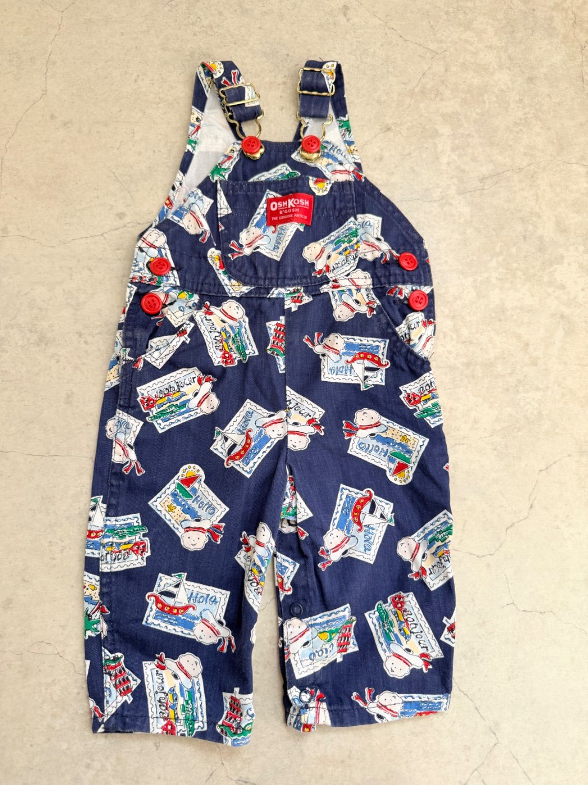 【Size 70】vintage USA製 Oshkosh オーバーオール