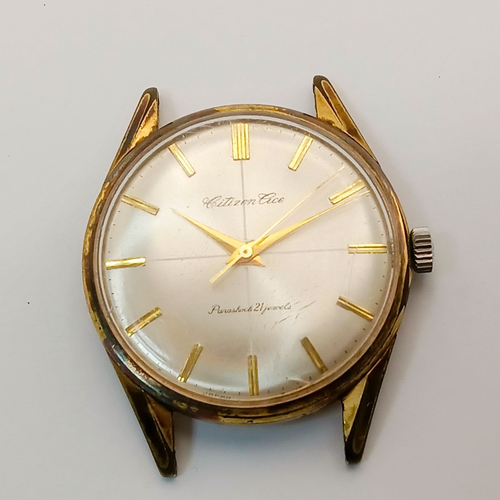 稼働 良品】0329-3 CITIZEN Ace シチゼン エース A15071 メンズ腕時計 