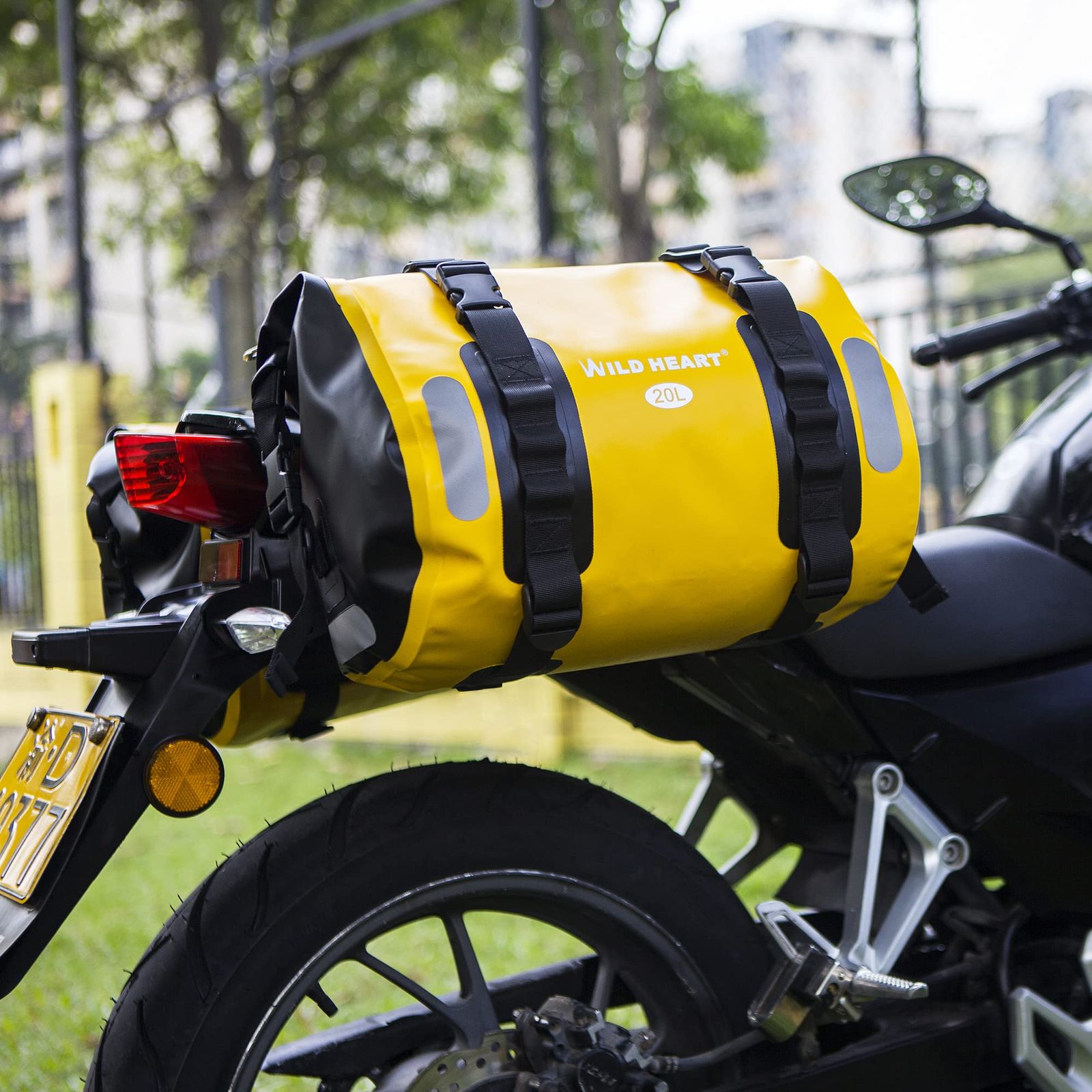 新品 WILD HEART 防水 バッグ オートバイ サドルバッグ 40 L （20L*2 