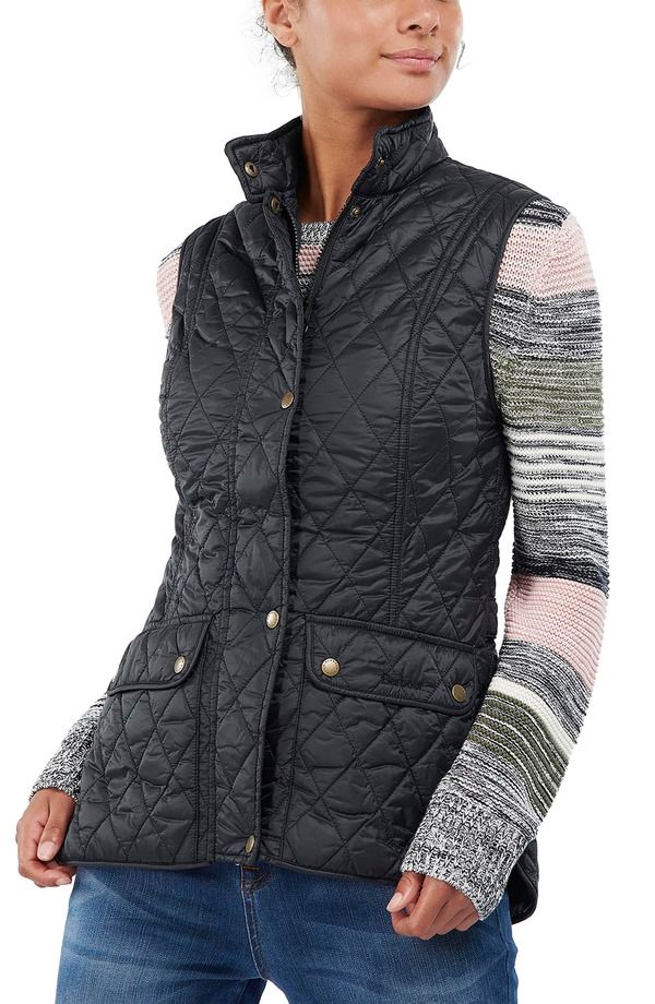 バブアー レディース アウター ジャケット・ブルゾン ベスト Barbour Otterburn Vest Black ブラック