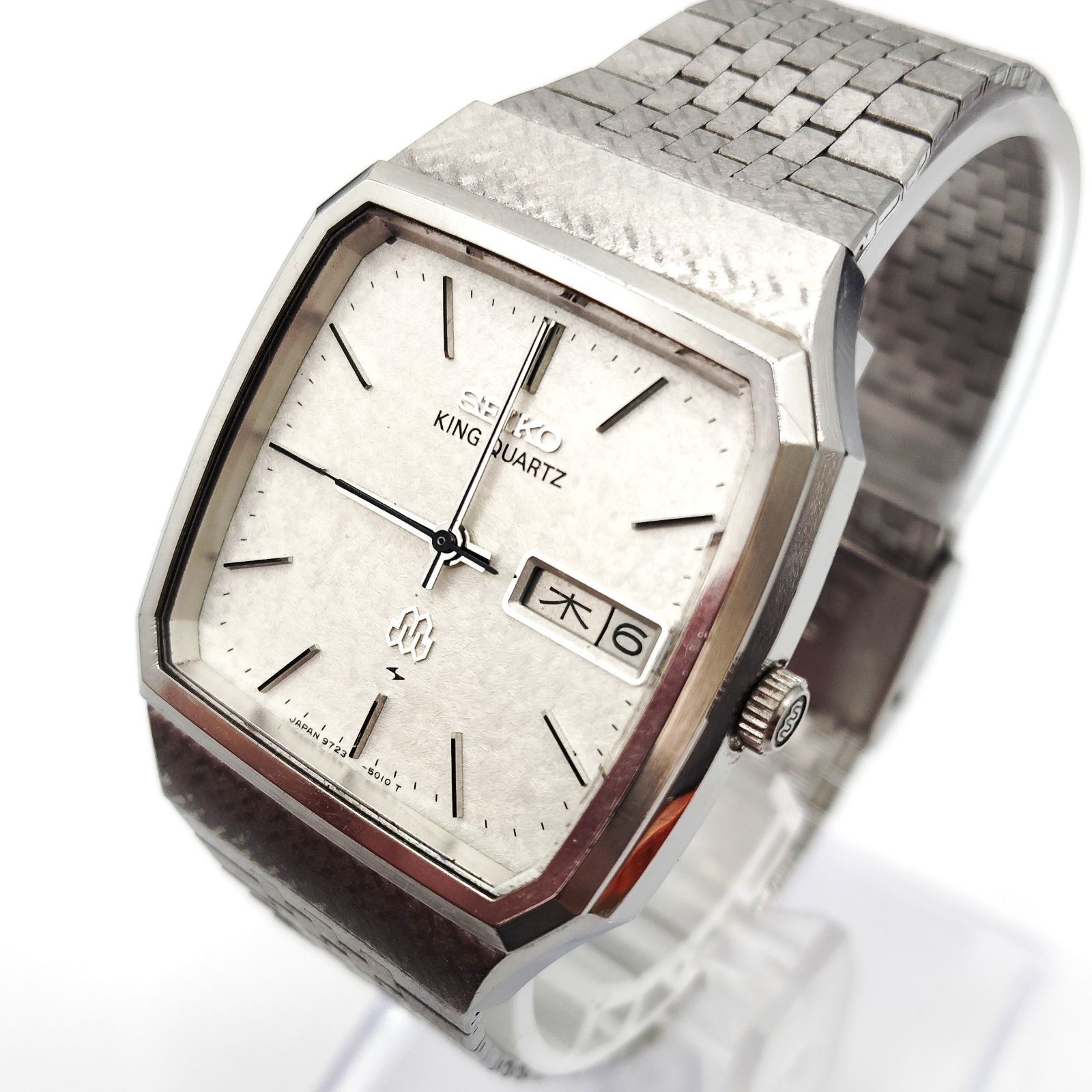 不動 SEIKO キングクォーツ 9723-5010 クォーツ ヴィンテージ レトロ 