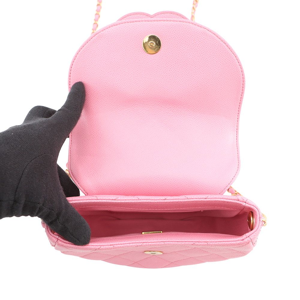 シャネル チェーンショルダーバッグ ミニ メッセンジャー ココマーク キャビアスキン AP0945 CHANEL シャネル チェーンショルダーバッグ ミニ メッセンジャー ココマーク