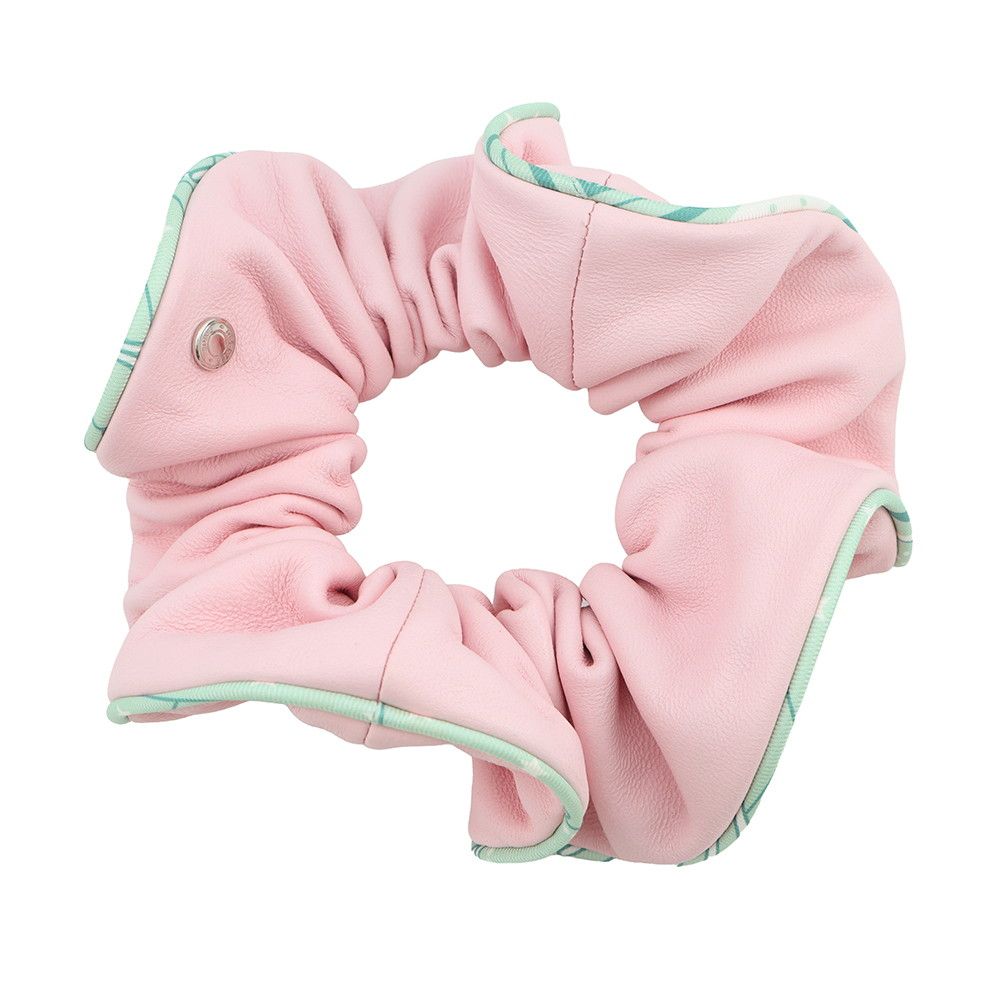 エルメス シュシュ クラウディア ローズサクラ/シルバー金具 エルメス シュシュ クラウディア ローズサクラ/シルバー金具
