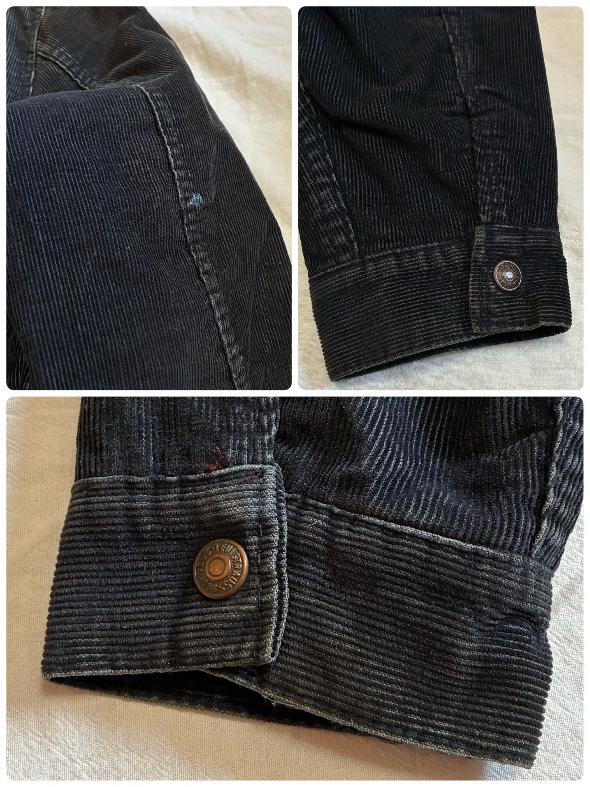70s levis リーバイス コーデュロイジャケット 裏ボア 白タブ 70s levis リーバイス コーデュロイジャケット 裏ボア 白タブ