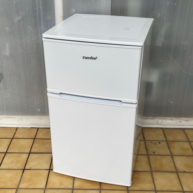 送料無料 2ドア冷蔵庫【中古】動作保証 comfee コンフィー RCD90WH1JP 