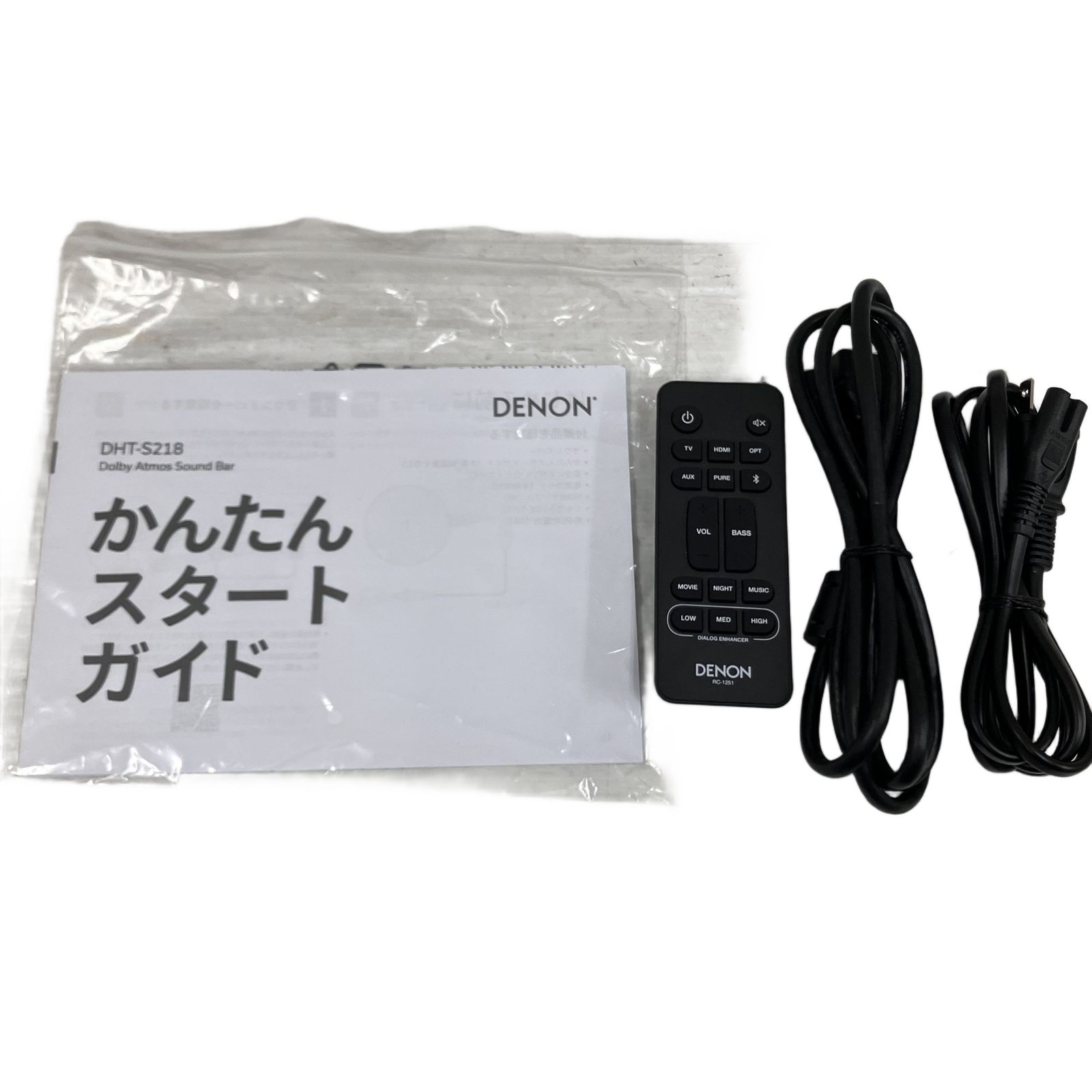 DENON DHT-S218 サウンドバー 2025年製 【公式通販】