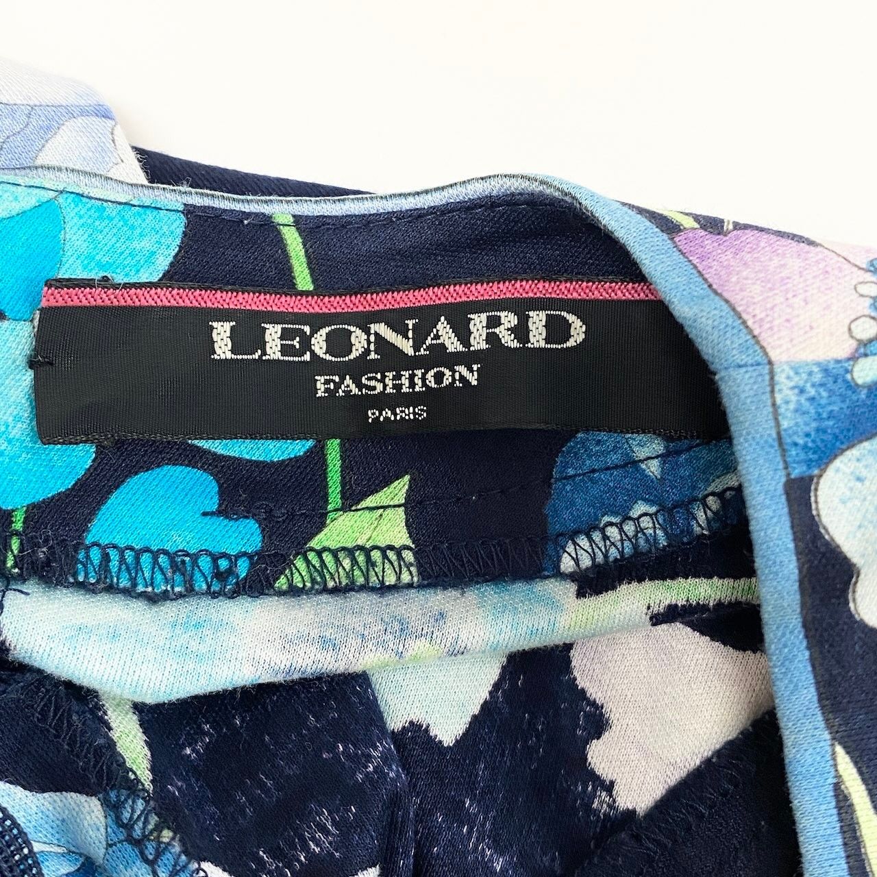 2c29 LEONARD FASHION レオナール 半袖Tシャツ カットソー 美しい花柄 