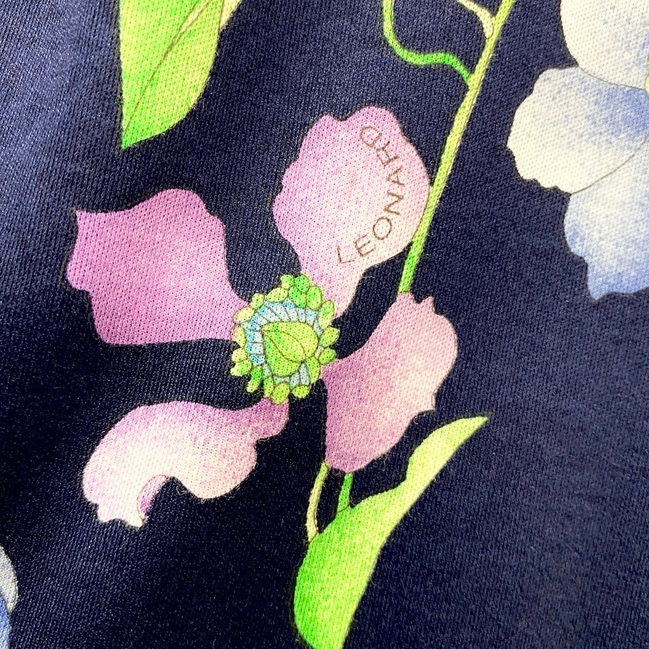 2c29 LEONARD FASHION レオナール 半袖Tシャツ カットソー 美しい花柄