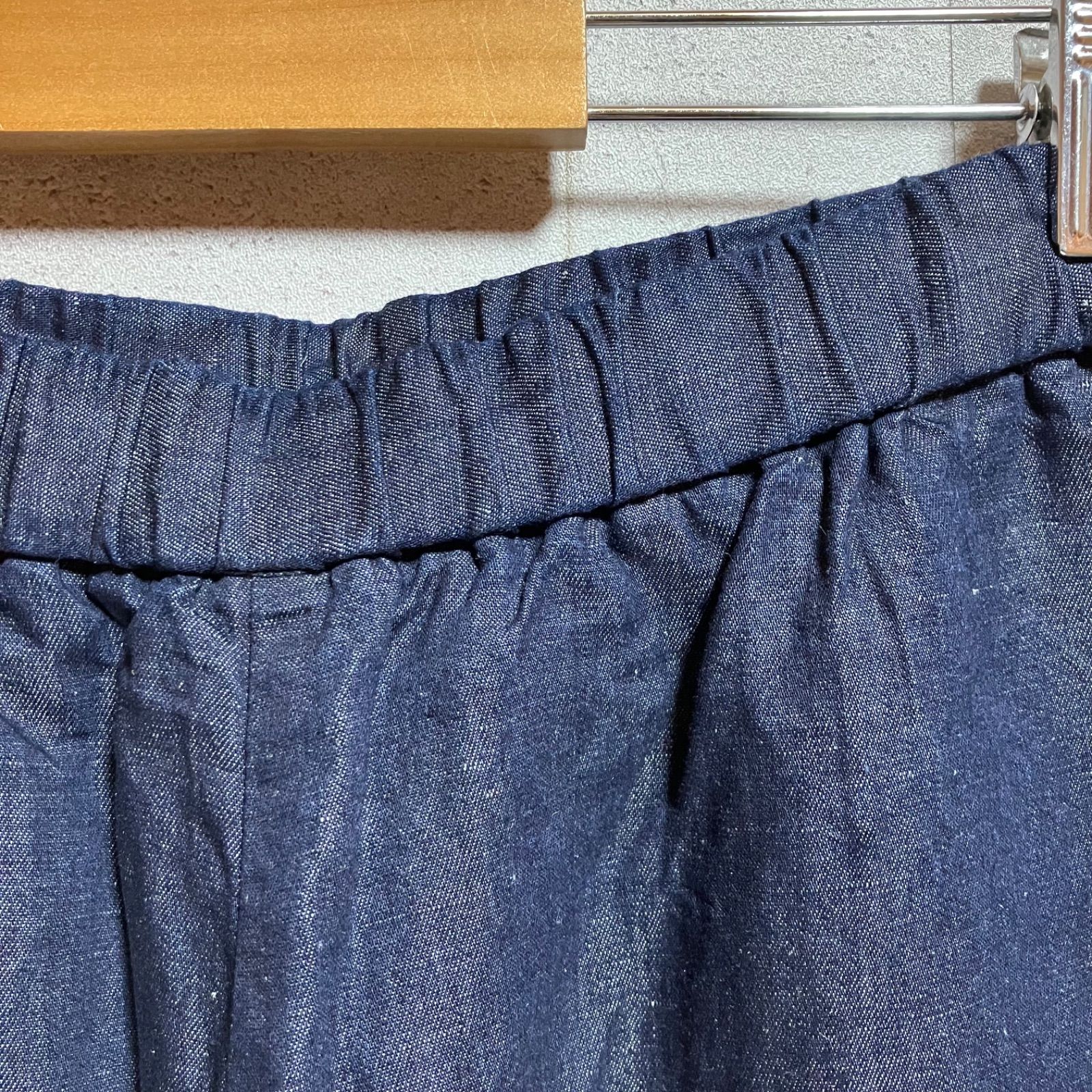 Gauze# ガーゼ コットン リネン サルエルパンツ ワイドパンツ イージー
