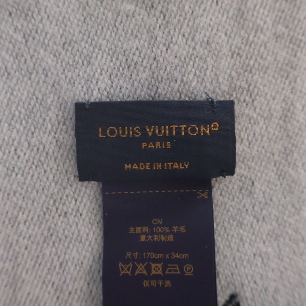 LOUIS VUITTON (ルイヴィトン) LV エッセンシャル フリンジマフラー