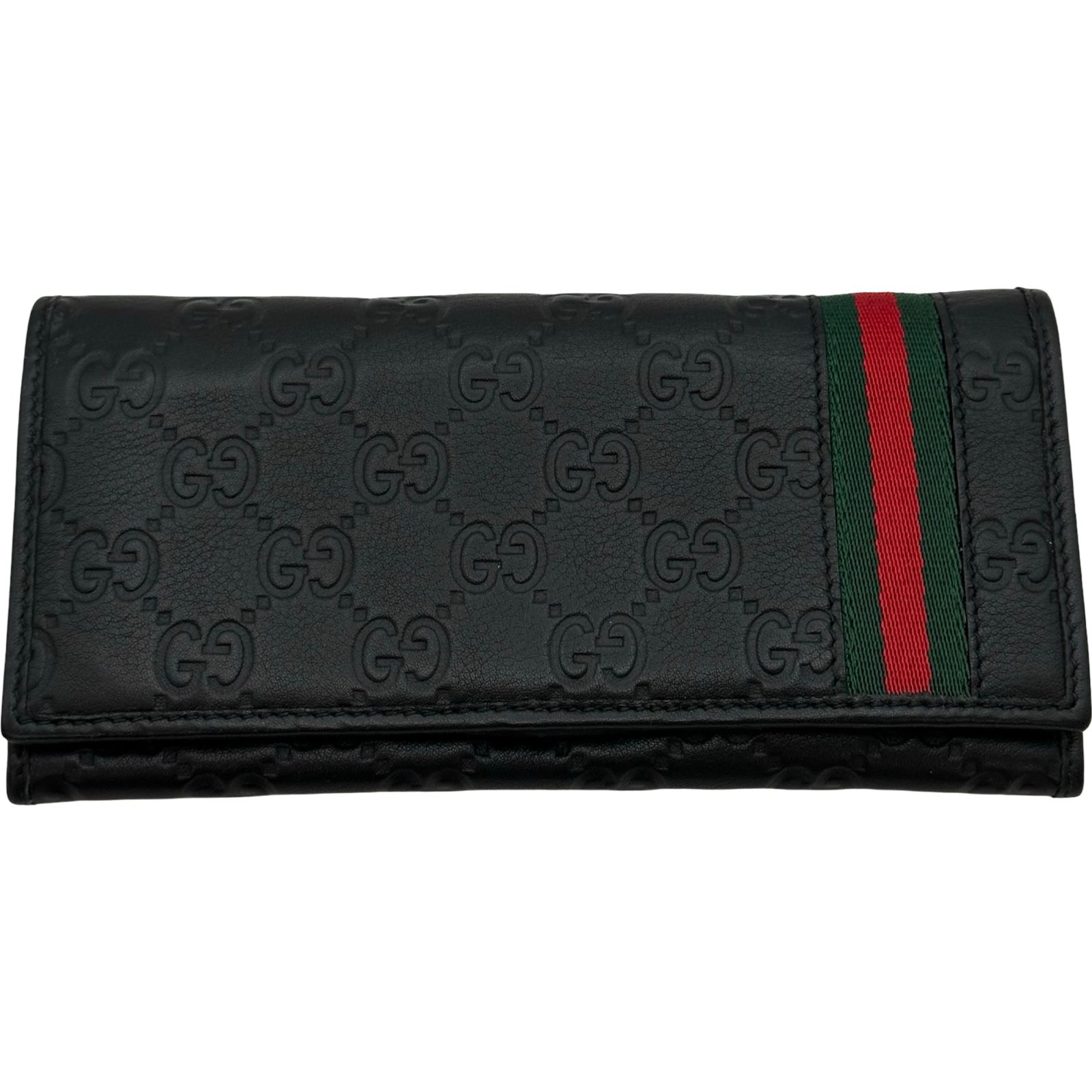 グッチ GUCCI グッチシマロングウォレット 212186 ブラック グッチシマ