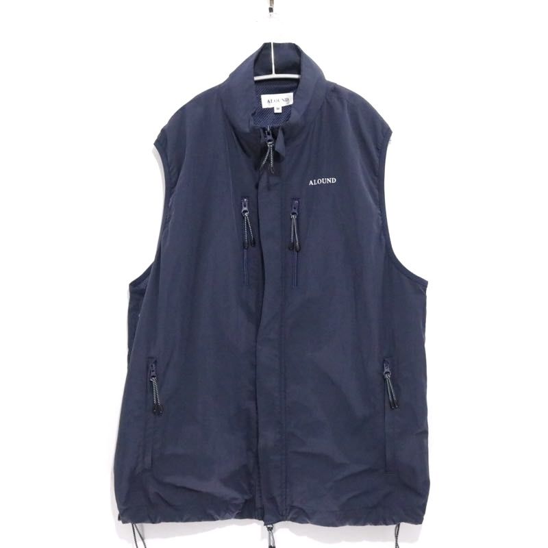 中古A】 メンズM アラウンド ベンチレーション ナイロン ベスト ALOUND