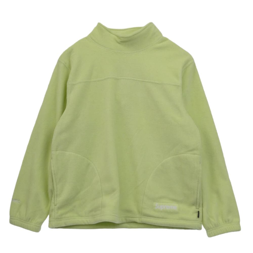 Supreme シュプリーム 22AW Polartec Mock Neck Pullover ポーラテック モックネック プルオーバー フリース ジャケット ライトグリーン系 S【美品】【中古】 Supreme シュプリーム 22AW Polartec Mock Neck Pullover ポーラテック