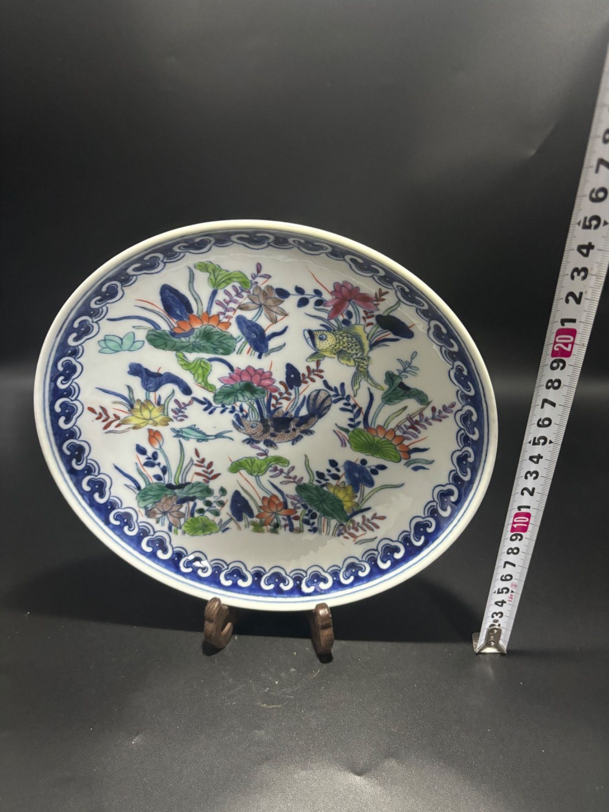 月末セール」中国古美術品 骨董品 陶磁器 陶器 皿 - メルカリ