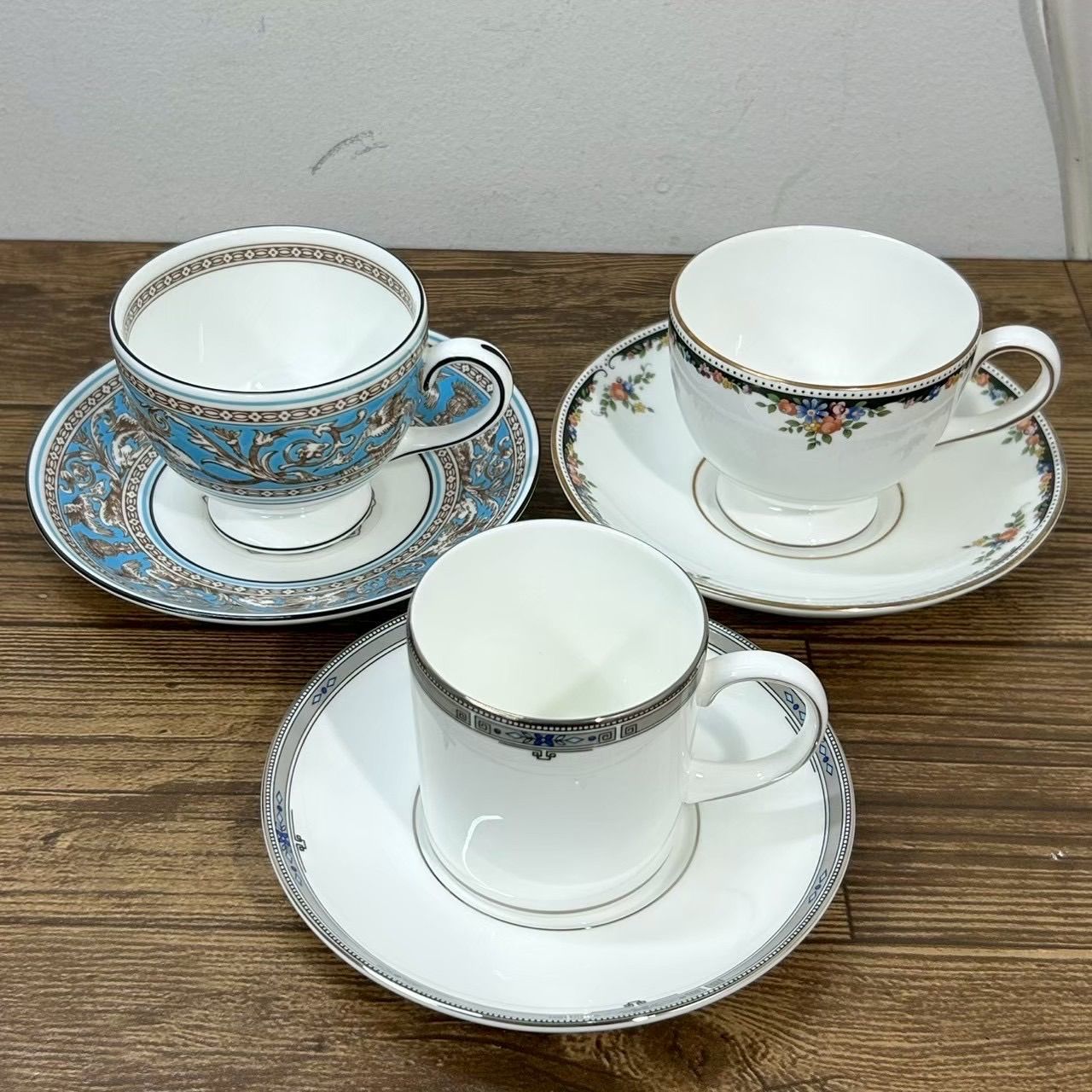 3客セット】ウェッジウッド WEDGWOOD カップ&ソーサー ティー 3客セット】ウェッジウッド WEDGWOOD カップ&ソーサー ティー