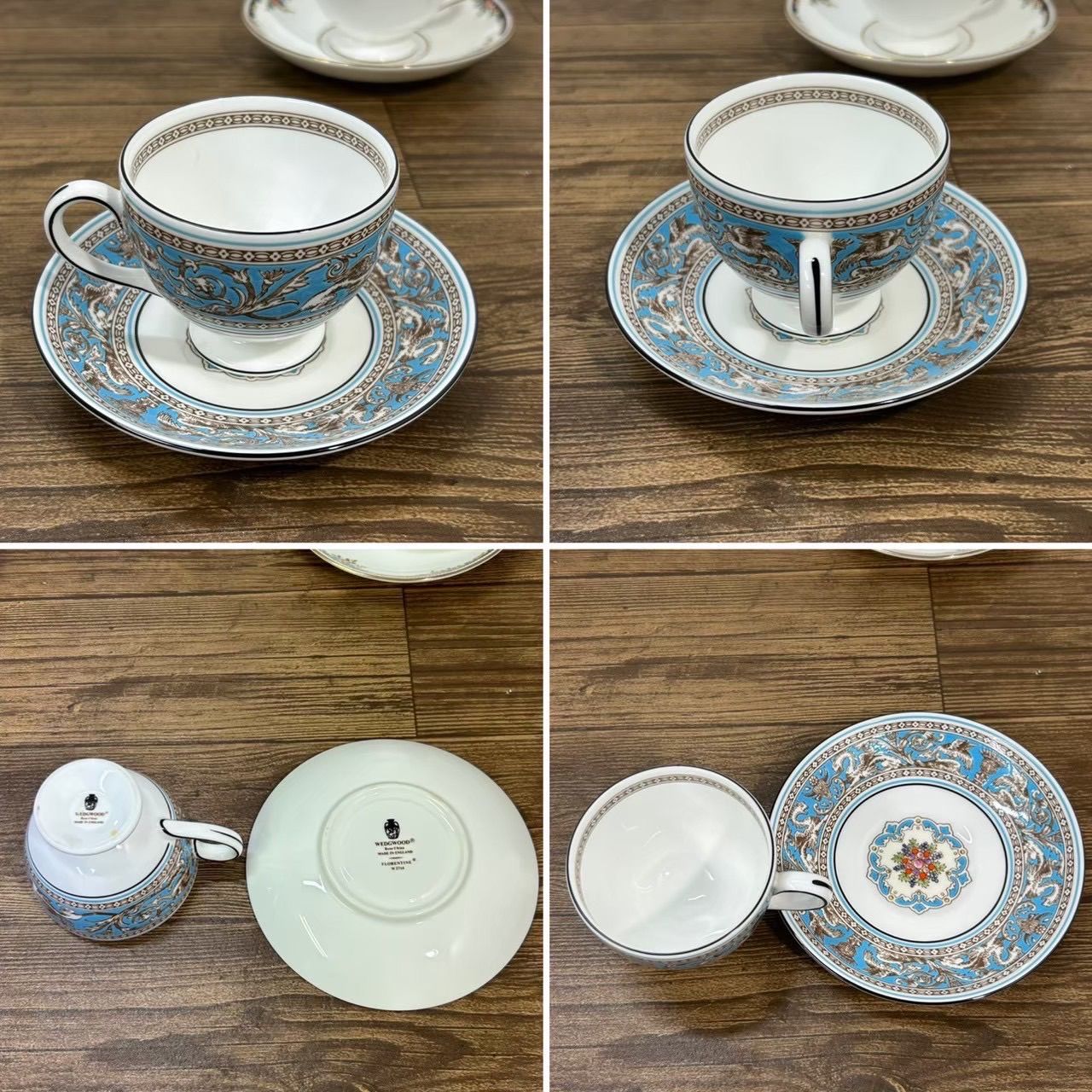 3客セット】ウェッジウッド WEDGWOOD カップ＆ソーサー ティーカップ 3 