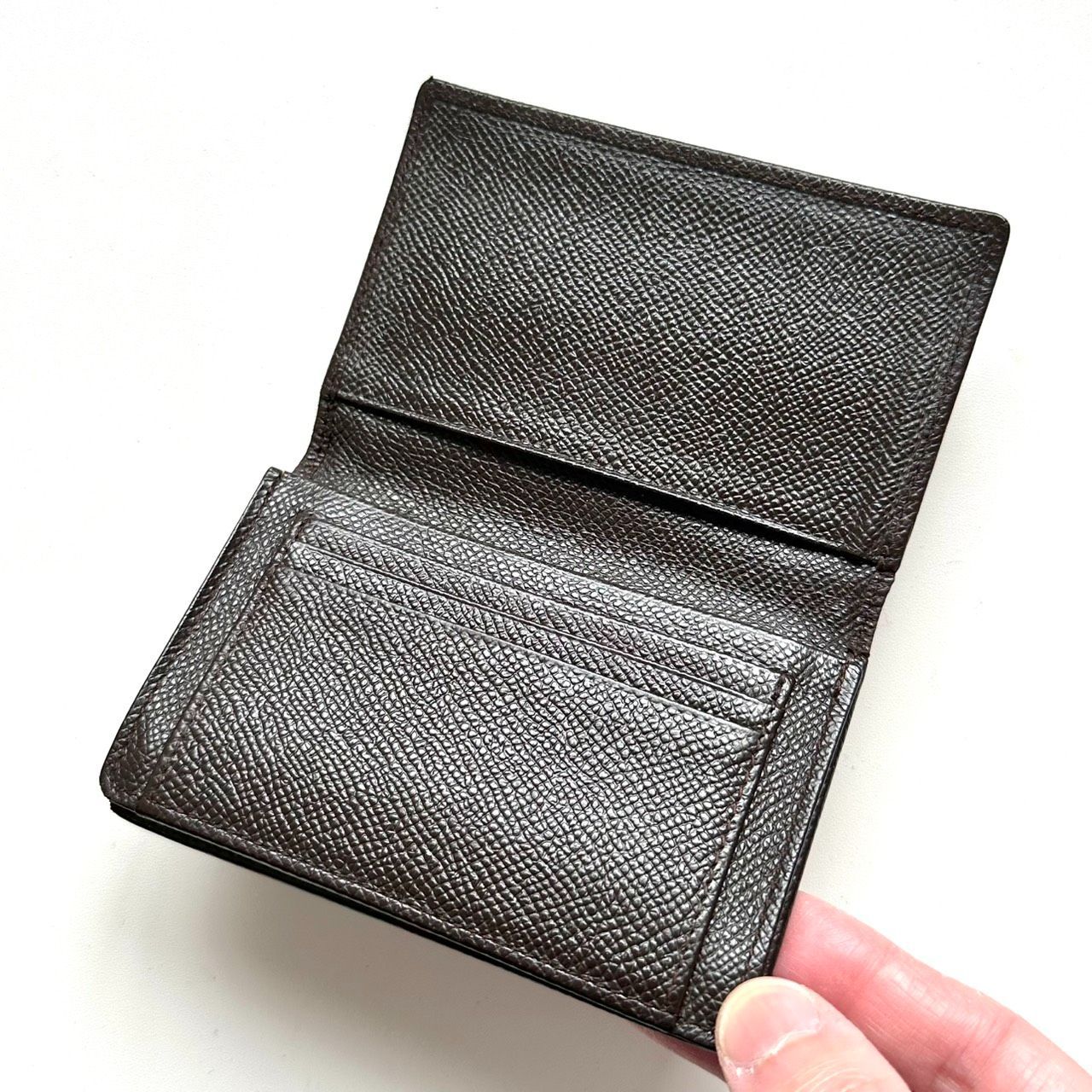 ブルガリ BVLGARI 名刺入れ カードケース ダークブラウン - メルカリ